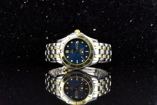 Omega Seamaster Diver 300M Stahl / Gold 2362.80 Blue Dial - Medium Size