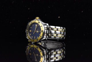 Omega Seamaster Diver 300M Stahl / Gold 2362.80 Blue Dial - Medium Size