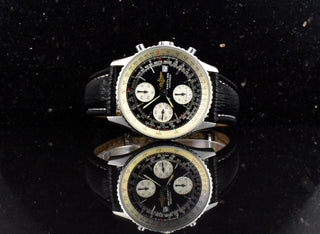 Breitling Old Navitimer Certified A13022 unpoliert / Tritium Full Set - 1998 B&P